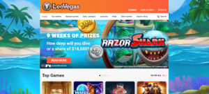 Screenshot Leovegas Review Casino